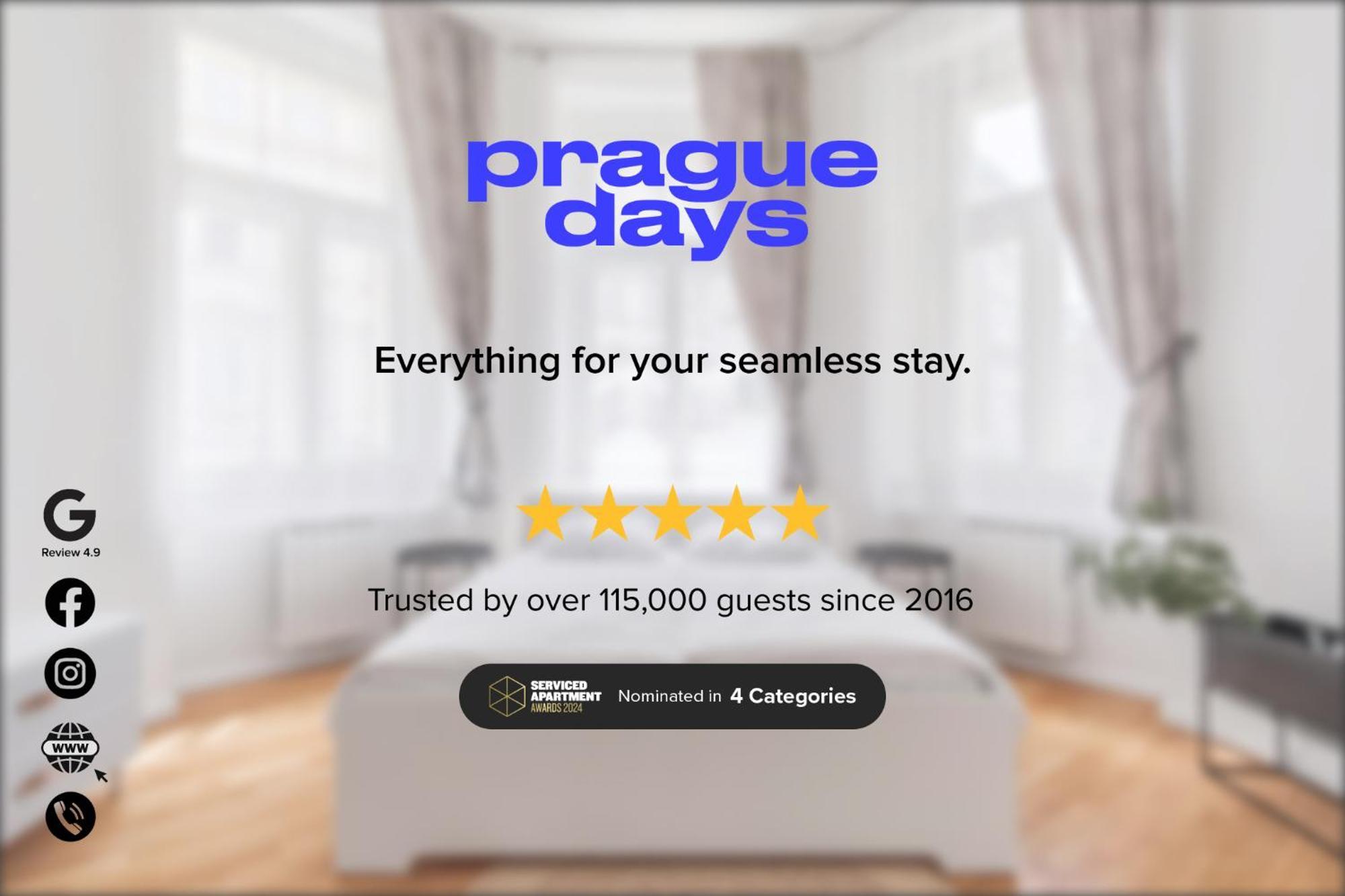 Days - Garage Parking - Balcony - Stylish Prag